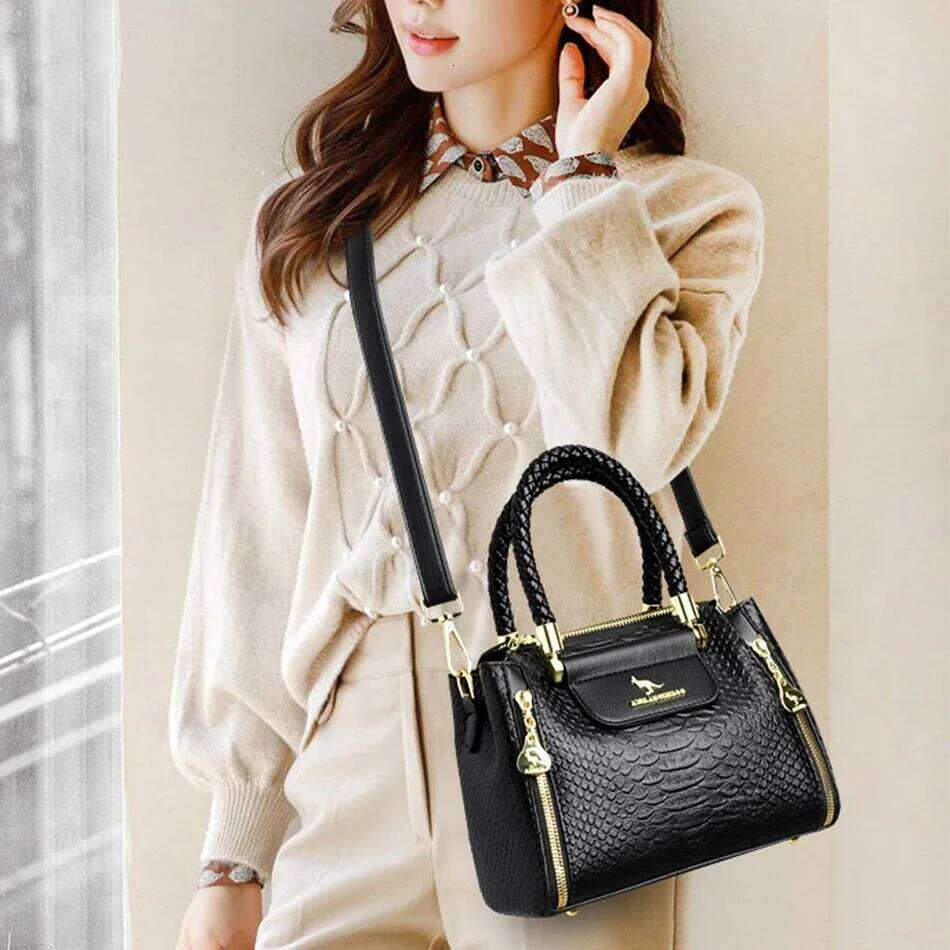 Fashion Crossbody For Designer Ladies Purses And Handbags High-Quality Soft Leather Women Shoulder Messenger Bags Sac