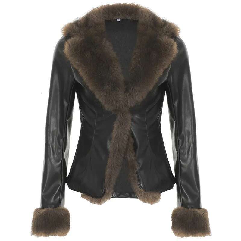 2025 Winter Fur Women's Fashion Wool Male Warm Overcoats Long Motorcycle Jacket Leather Women