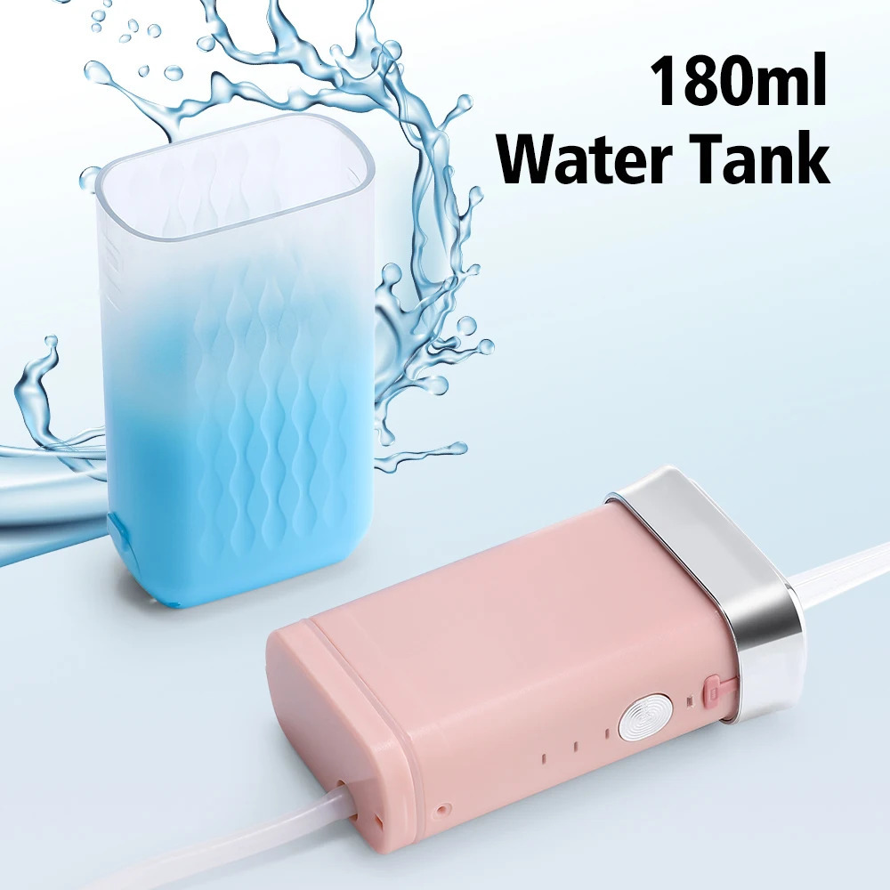 Oral Irrigator Portable Rechargeable Powerful Battery Life Water Teeth Cleaning Stick For Home TravelWater Flosser Teeth Pick 250605