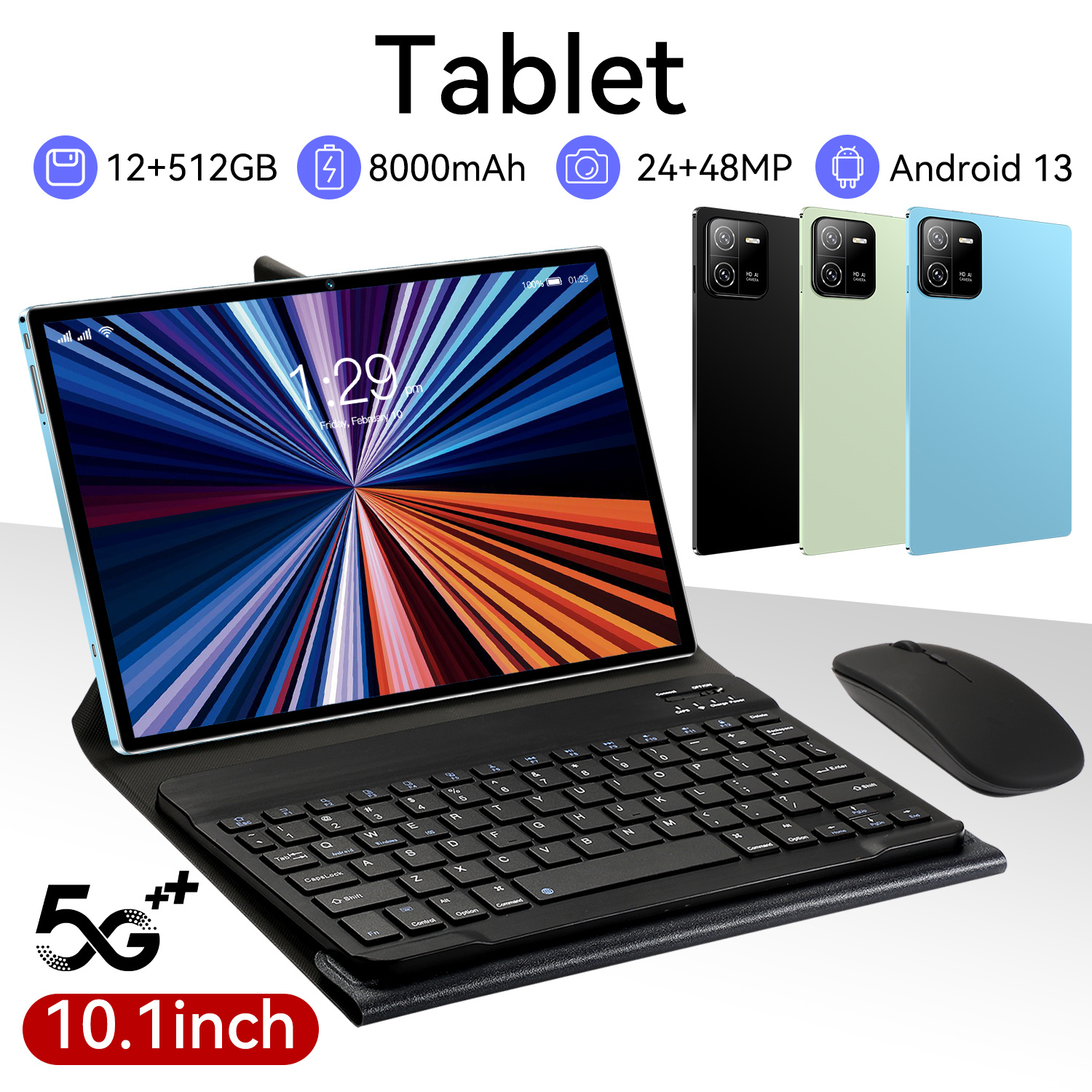 2025 Tablet d'origine 7pro 11inches HD 4K Pulgadas Snapdragon8gen Android14 16GB + 1TB 9000mAH 5G DUAL SIM WiFi GPS Tablet PC