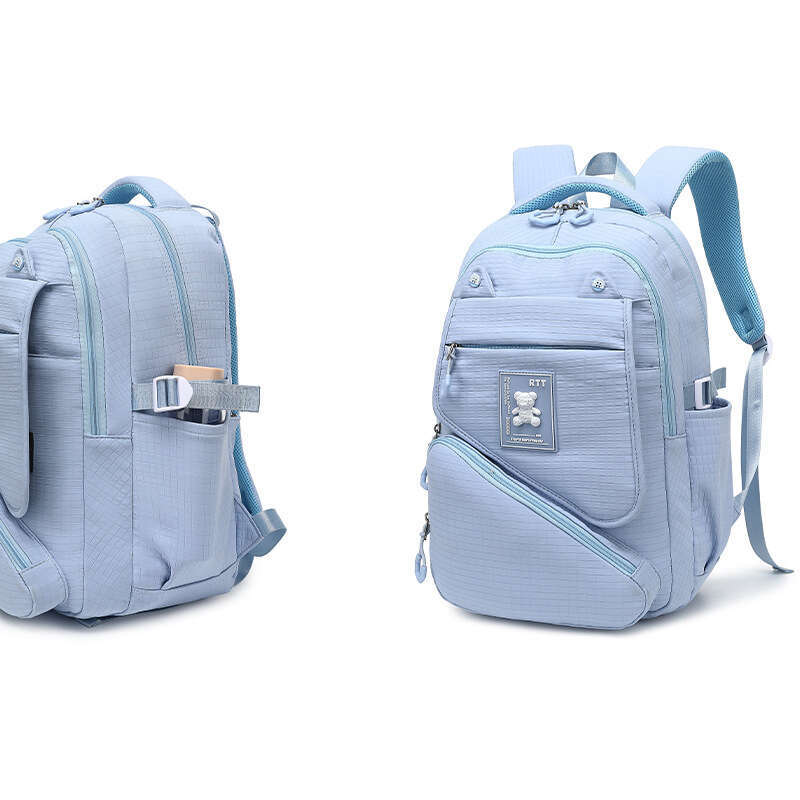 Bag For Middle Girls, Elementary Students, Grades Three To Six, Lightweight, Spine-Protecting, Large Capacity, High School Students Backpack