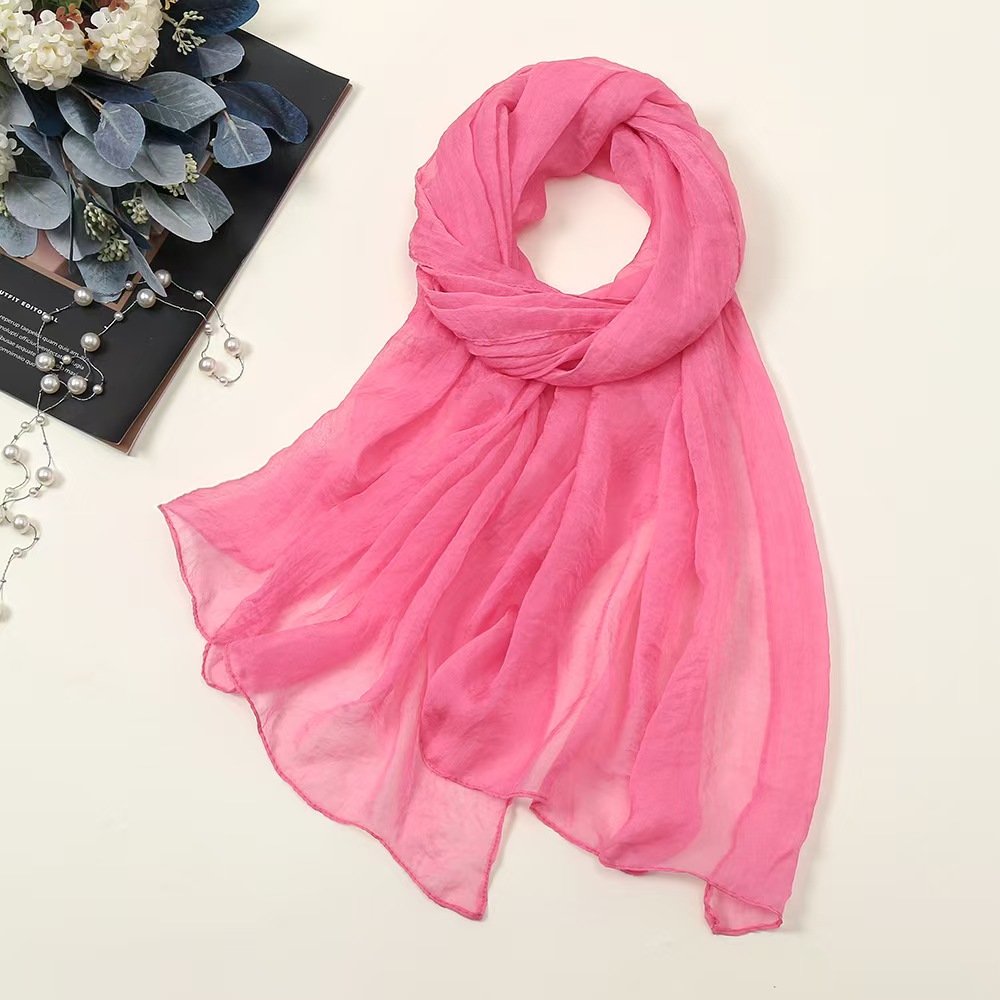 T936 New lazy chiffon scarf plus magnetic buckle integrated ladies' headscarf fashionable and convenient suit