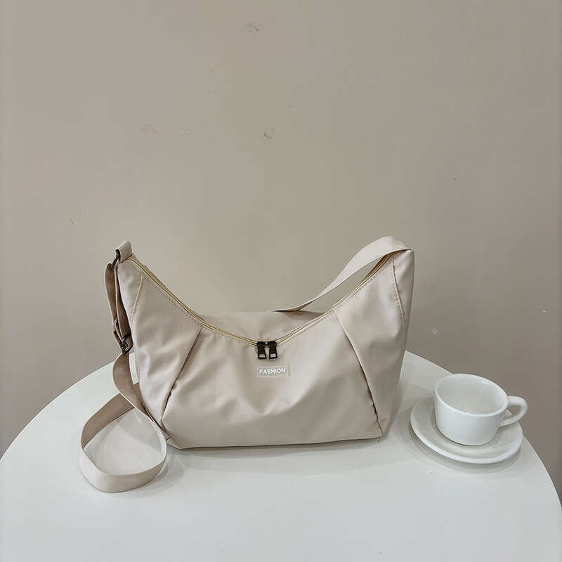 2025 New Canvas For Women Spring Summer High-End Large Capacity Dumpling Fashion Casual Versatile Shoulder Crossbody Bag