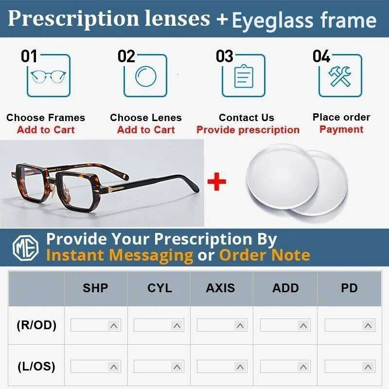 7885 Japanese Acetate Frame Men Personality Fashion Designer Handmade Women Optical Glasses Can Be Customized Prescription Lens