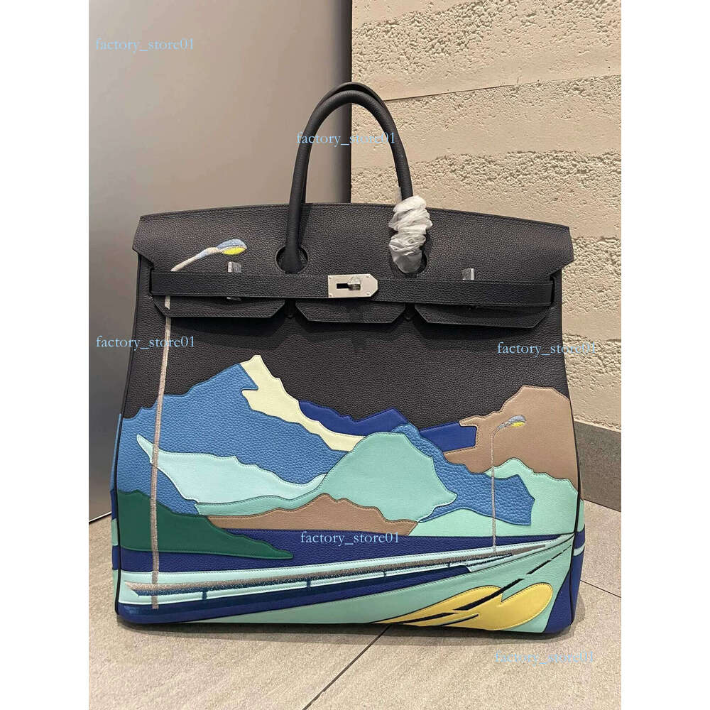 Designer bag Luxury Handbag Tote High End Fashionable Held Large Capacity Commuting Bags Hand - Sewn Trendy Hacbig Bag Men's Business Bags 50cm