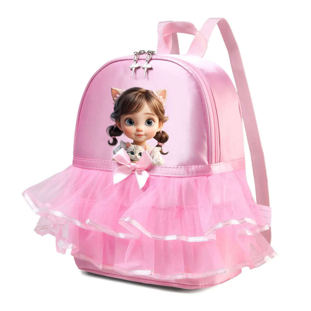 New for Girls, Children's Dance Backpack, Large Capacity, High Aesthetic Ballet Bag