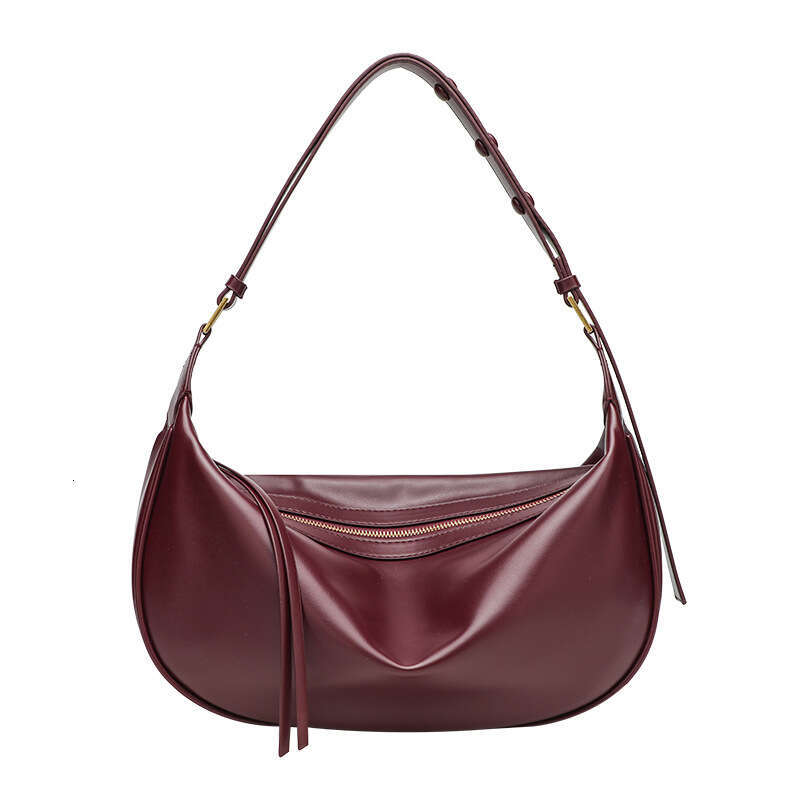 Women's 2024 New Fashion High-Quality Texture Single Shoulder Crossbody Versatile Niche Design Underarm Dumpling Bag