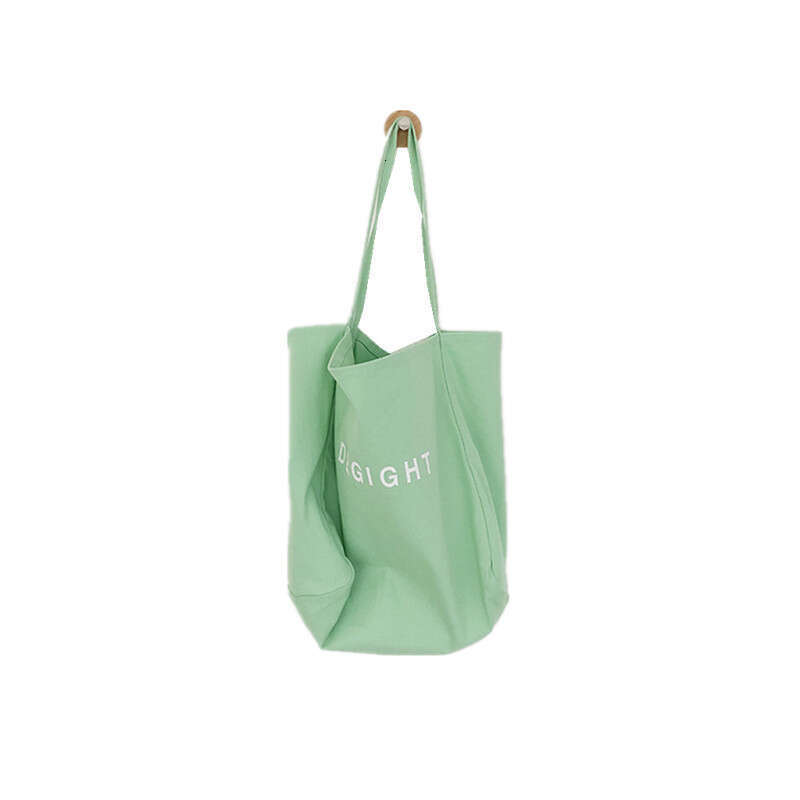 Lazy Style INS Korean Version Canvas for Women Large Capacity Fashion Tote 2020 New Printed Shoulder Shopping Bag