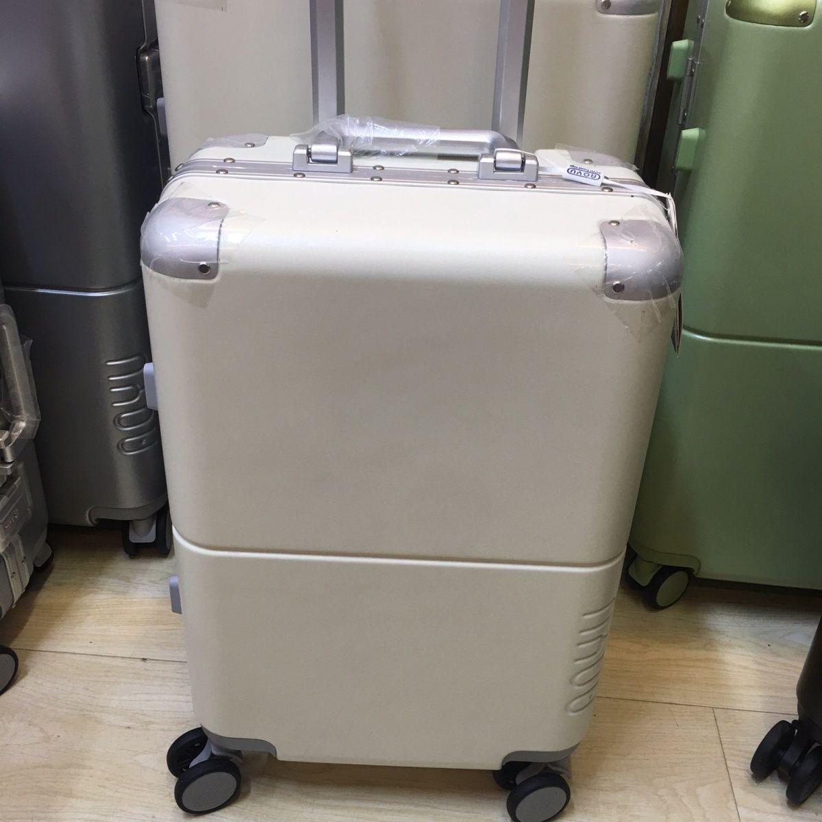 High quality suitcase trolley case large capacity international students password box new aluminium frame suitcase 20 22 24 26inch