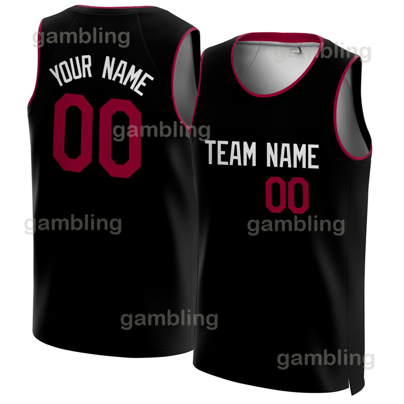 New Custom Name Basketball Jersey Tank Top Men Kids Summer Sports Vest Personalized Team Basketball Sleeveless Mesh Tee Shirt