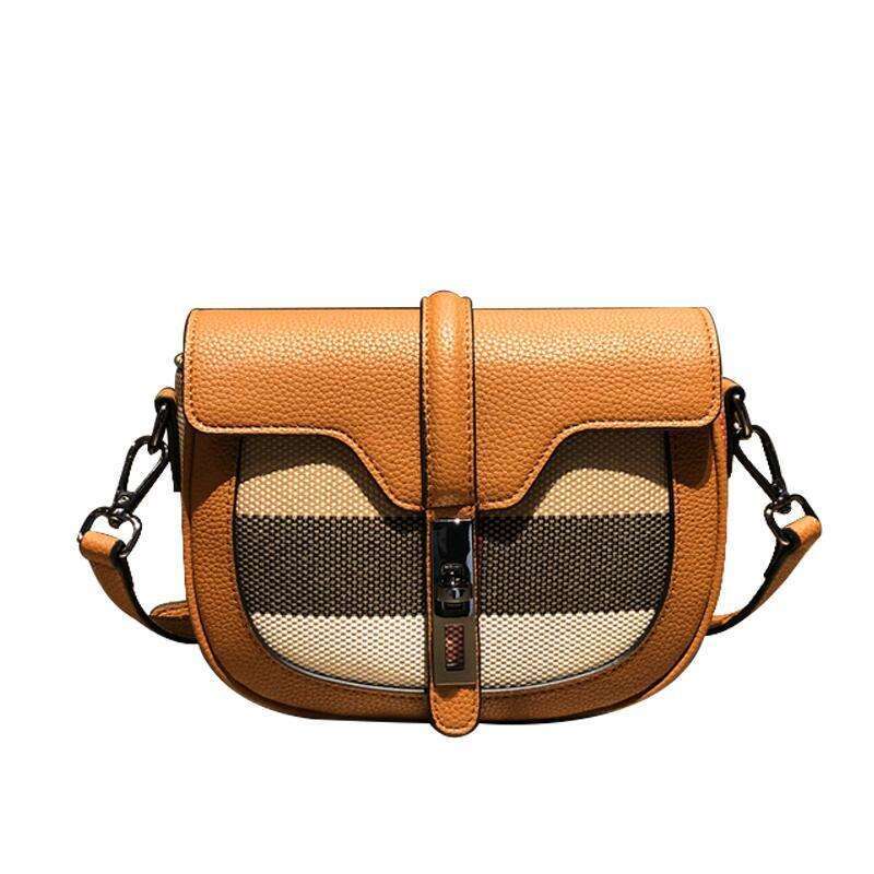 Brand Genuine Leather Small Saddle for Women 2025 New Summer High-Quality Niche Shoulder Crossbody Bag