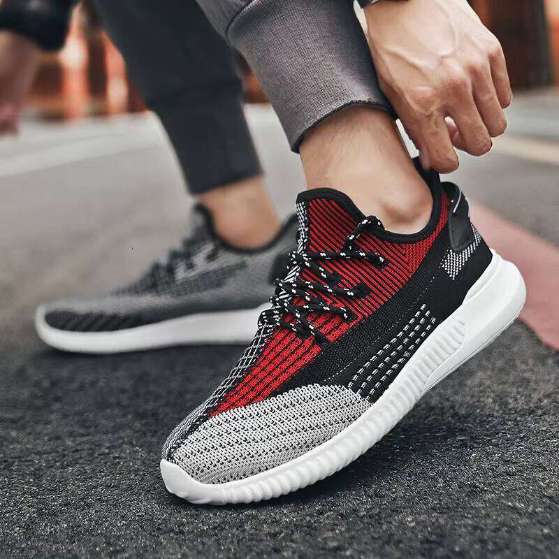 Cold Sticky Flying Woven Fashion Trendy Sneakers Men's Comfortable Casual Sport Shoes