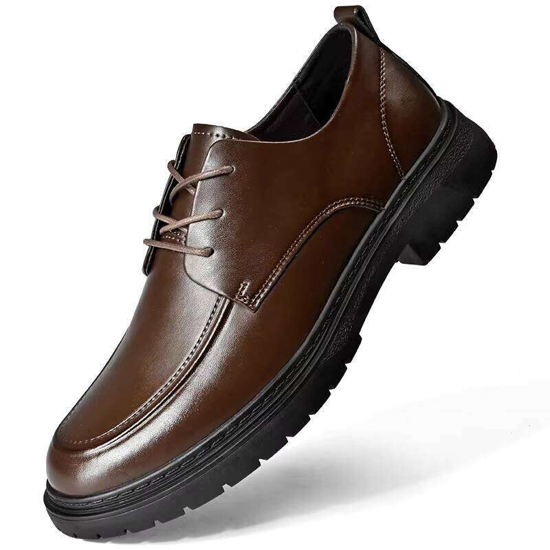 Factory Price High Quality Hot Sale Stylish New Model Casual Men Leather Dress Shoes