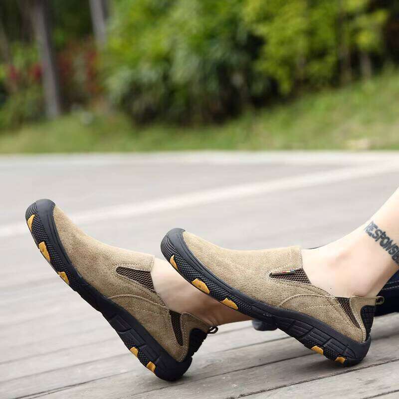 Hot Sale Fashion Men's Jungle Leather One Foot Casual Shoes