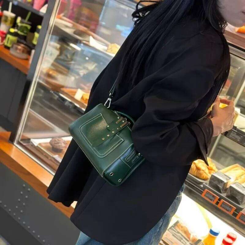 Fashion Crossbady Bolsas Mujer Boston Bags For Women Pillow Bag Female First Layer Cowhide Zipper Bolsos Commuter Handbags