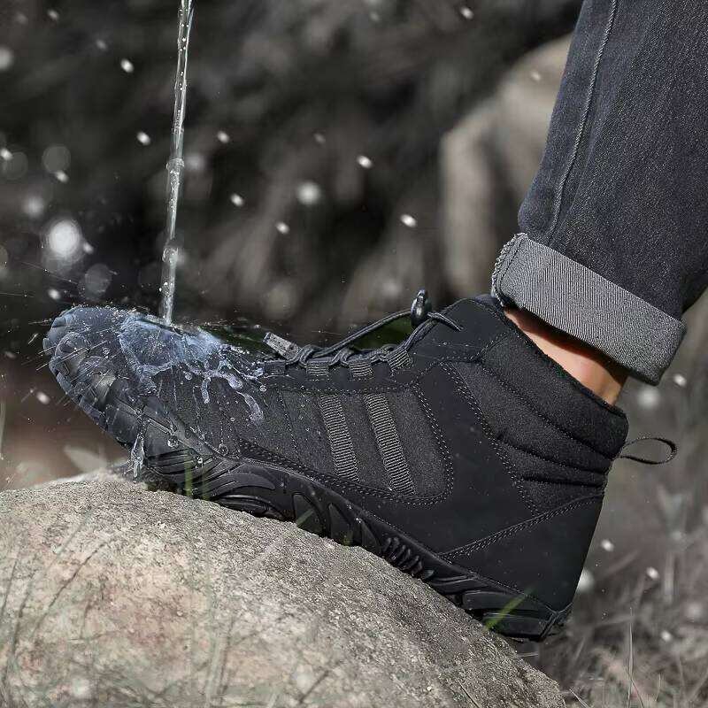 High Quality Factory Fashion Design Outdoor Hiking Plus Size Men Casual Comfortable Cotton Shoes for Winter