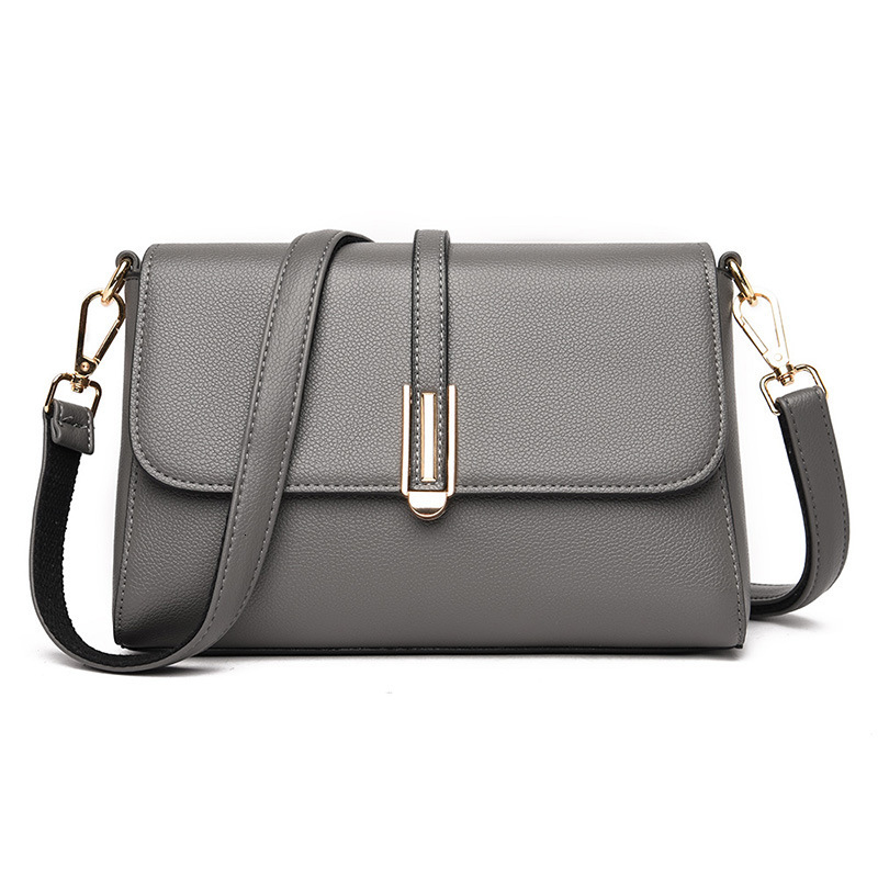 Free Shipping New Fashion Women's Bag Casual Shoulder Crossbody Bag PU Microfiber Leather Luxury Designer Soft Bag