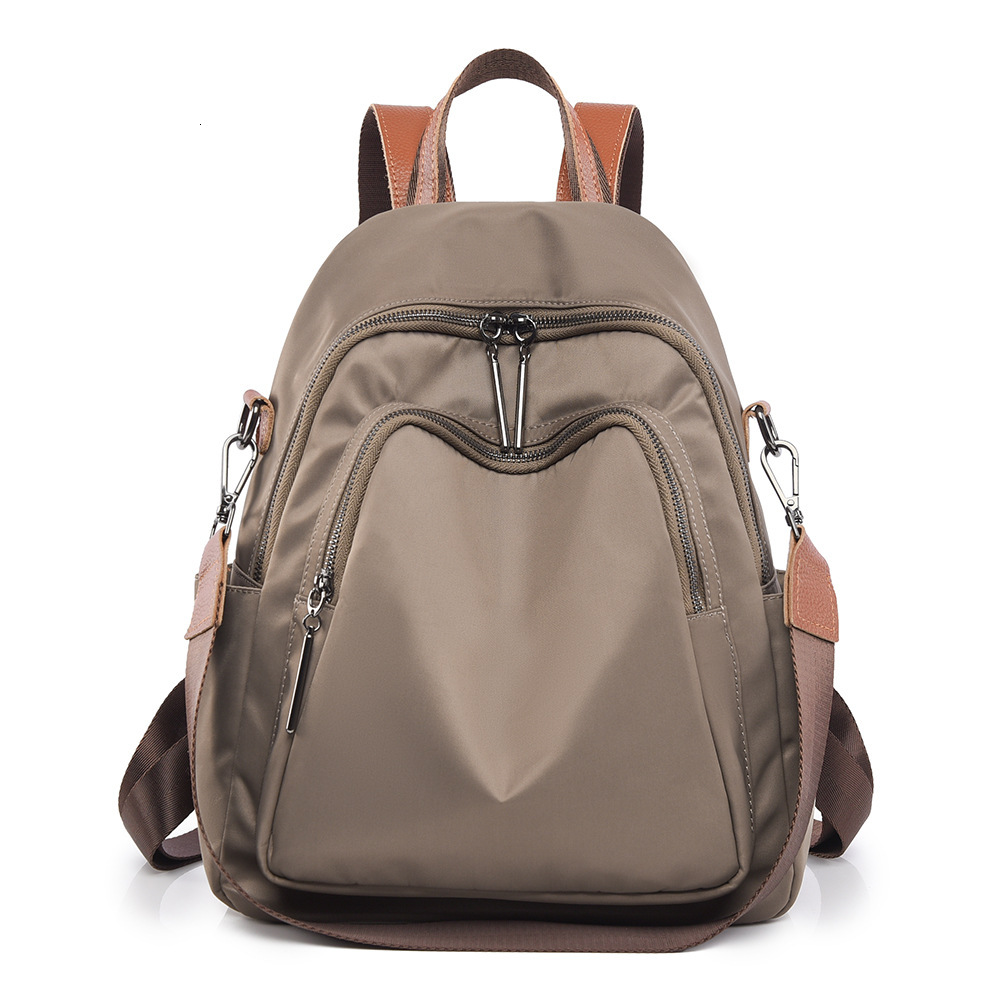 Women's 2025 New Oxford Cloth Commuter Waterproof Wear-resistant Fashionable Double Shoulder Backpack Bag