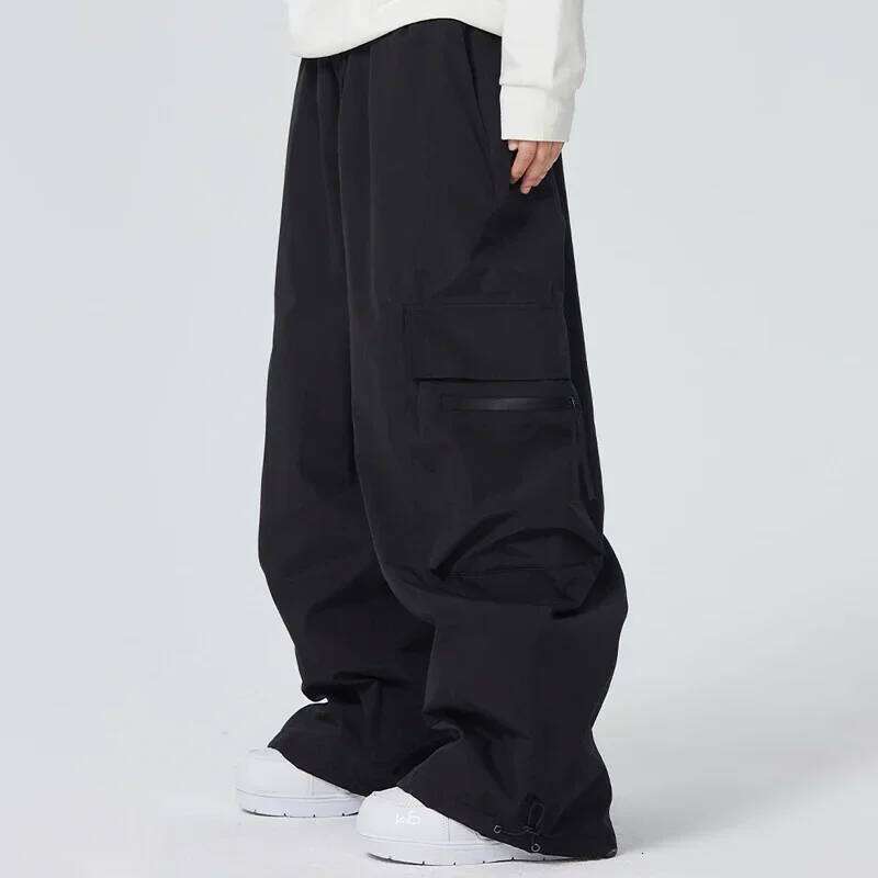 2024 Outdoor Sport Loose Man Skiing Trousers Winter Windproof Women Snow Pants Motorcycle Mountain Snowmobile Femle Clothes