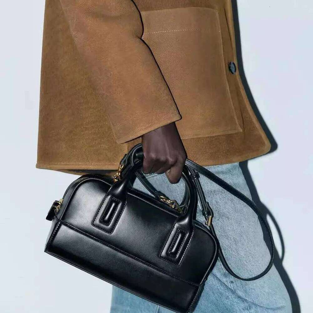 Fashion Black Boston For Women Handbags High Quality Shoulder Bag Designer Women's Bags 2025 NEW PU Leather Purses