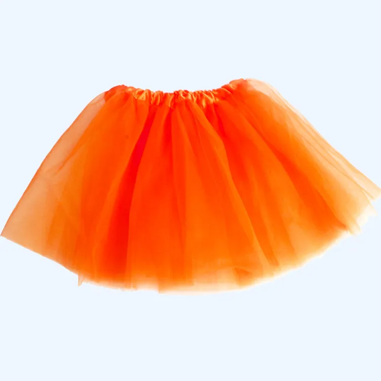 Top Quality candy color kids tutus skirt dance dresses soft tutu dress ballet skirt 3layers children pettiskirt clothes WCW690 ZZ