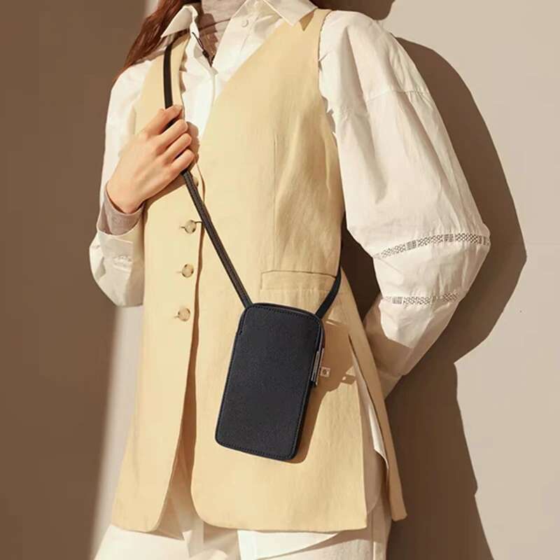 Hot Selling Design Phone Woman Portable Genuine Leather Cross-Body Custom Name Fashion Casual Lady Shoulder Bag Card Wallet Designer Bags