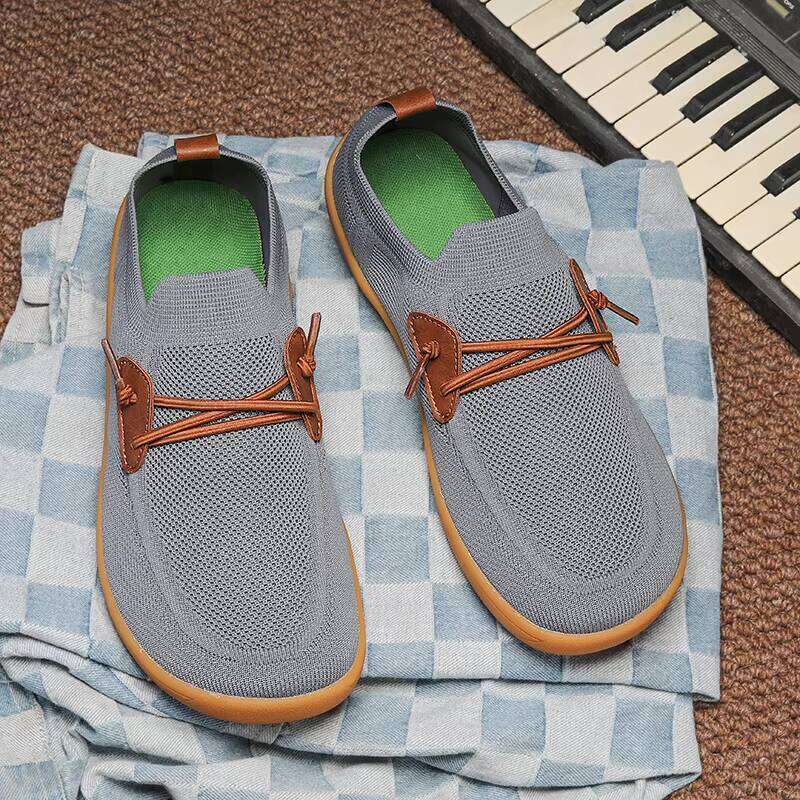 Wholesale Head Over Sized Hiking Wide Sole Casual slip on Men Comfortable Walking Shoes