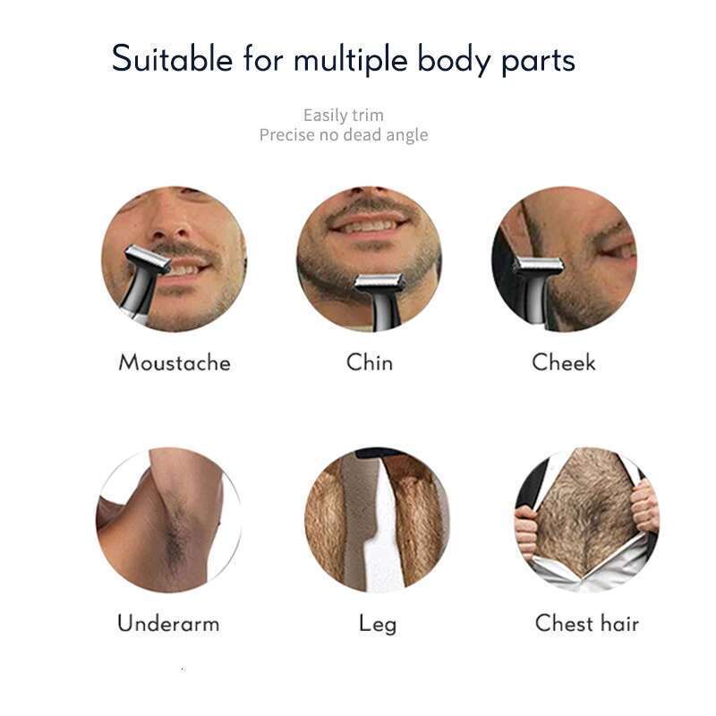 VGR Pubic Hair Removal Intimate Areas Places Part Haircut Rasor Clipper Trimmer for Groin Epilator Safety Razor Man Lady Shaving