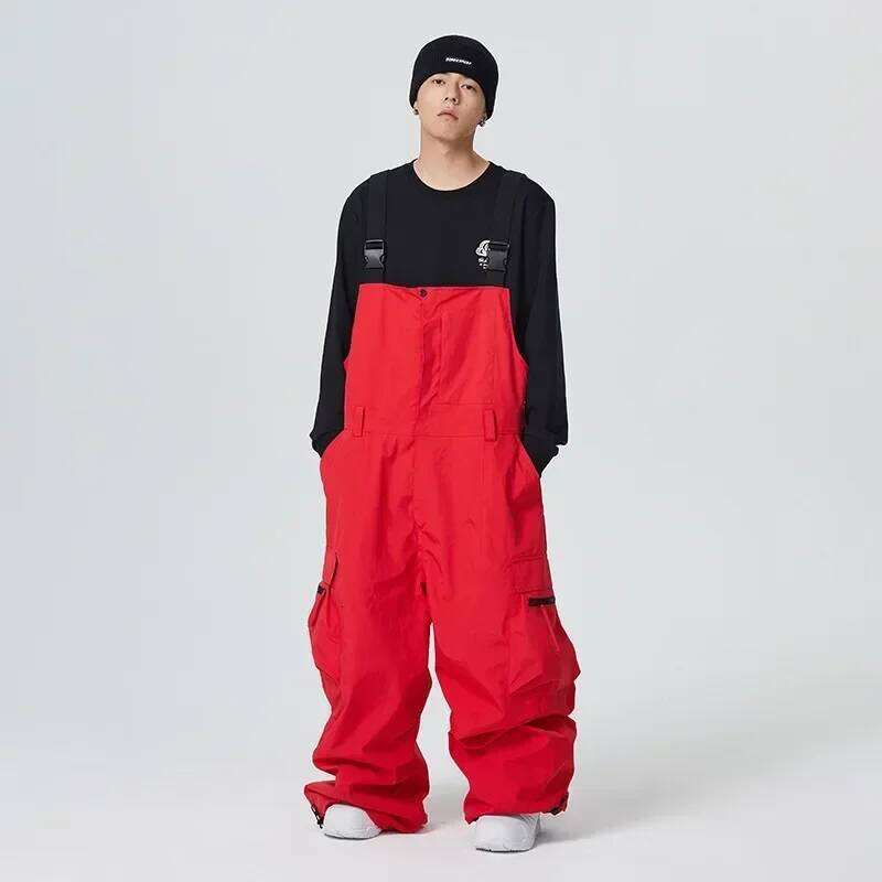 Ski Strap 2025 New Outdoor Sports Skiing Overalls Thermal Breathable Snowboarding Pants Waterproof Women Men Snow Trousers