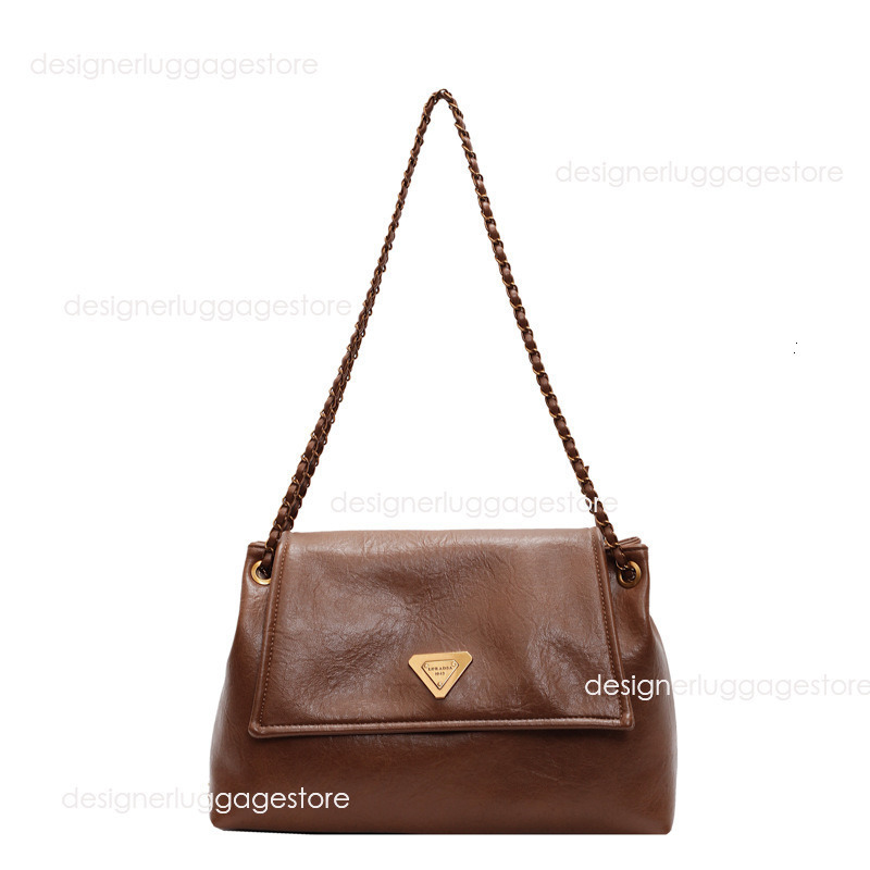 designer Casual Soft Large Capacity Autumn Winter Bag for Women 2025 New Trend Versatile Chain Shoulder Bag Commuter Tote Bag