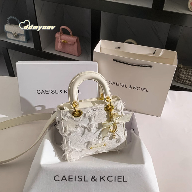 High-end Tassel Bag for Women Gradient 2024 Princess Diana New Handbag ddmynov