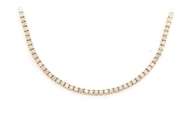 OACOCA Moissanite Chain Square Tennis Cluster Link Chain Sterling Silver 925 Moissanite Hip-hop Tennis Necklace