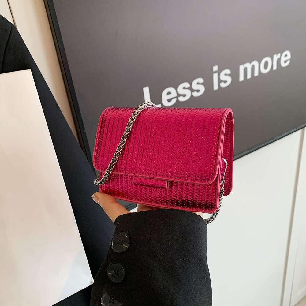 2024 New Trendy Mini Simple Small Square High-Quality Chain Shoulder Crossbody Bag GUHUISHU