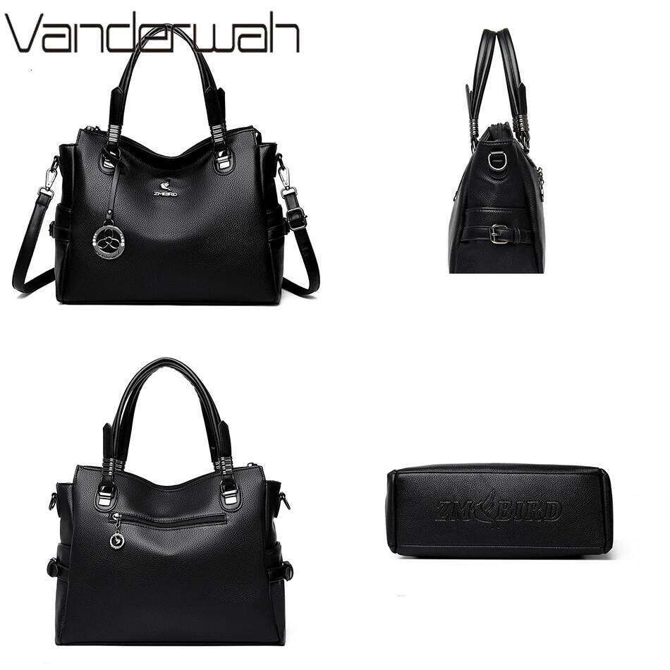 Genuine Handbags Designer High Quality Leather Large Crossbody Bags For Women 2024 Shoulder Bag Sac A Main