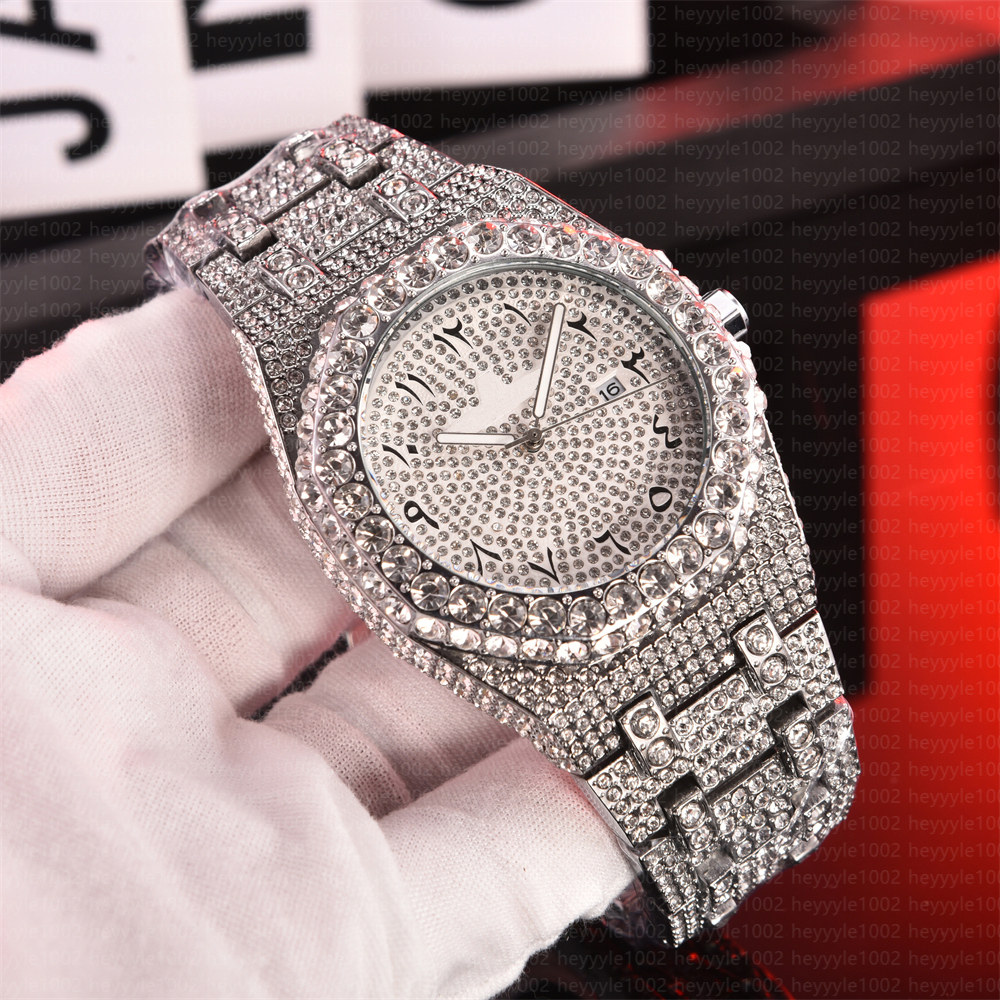 moissanite watch men Iced Out watches diamond Designer Mens Quality Automatic Movement Watches 2025 fashion