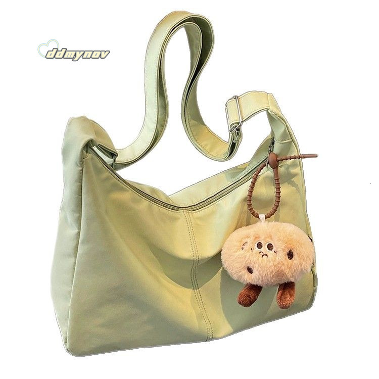Women's Spring Summer New Crossbody Versatile Simple Shoulder Bag Korean Style College Student Commuter Backpack ddmynov