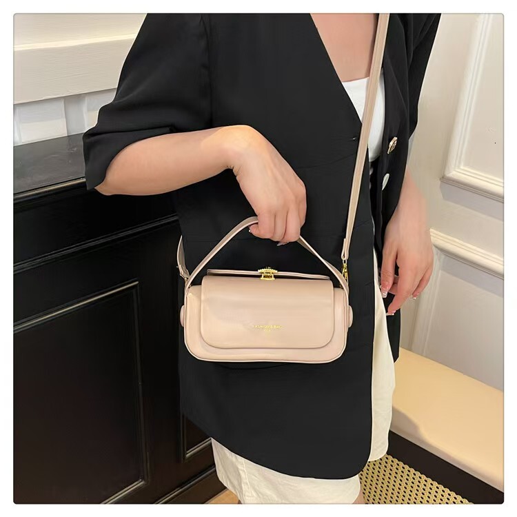 Free Shipping 2025 New Designer Bag Trend High-quality Solid Color Handbag High-end Women's Shoulder Bag Luxury Casual Wallet