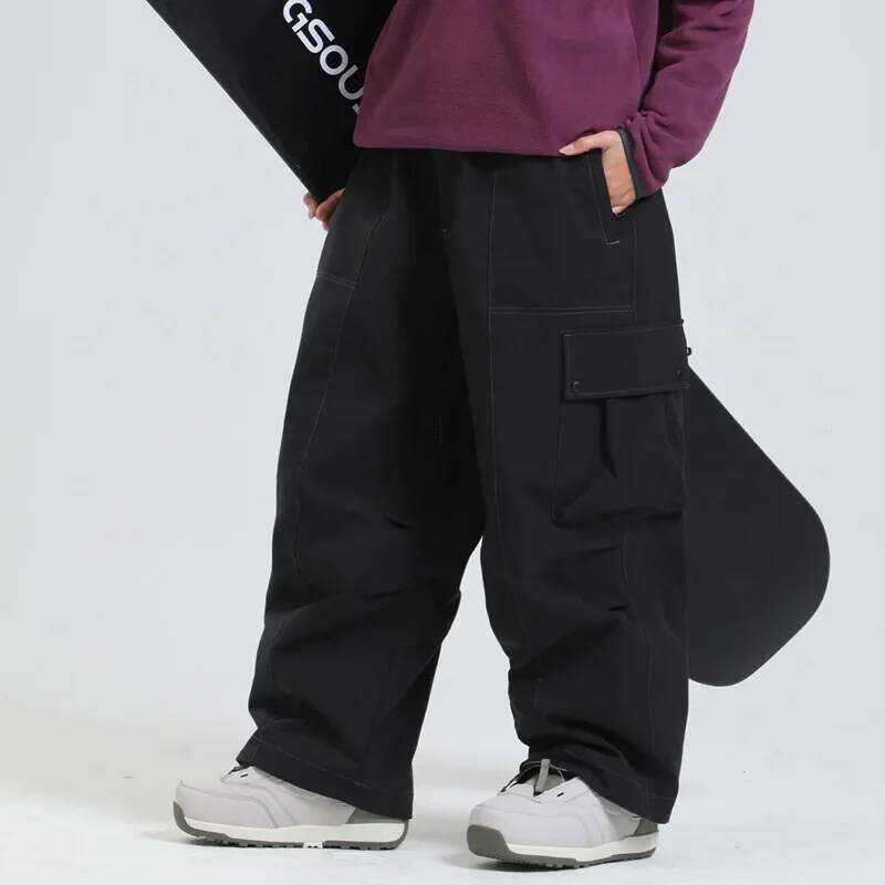 Oversize Winter Women Outdoor High Quality Windproof Waterproof Breathable Snow Trousers Ski Snowboarding Pants Men