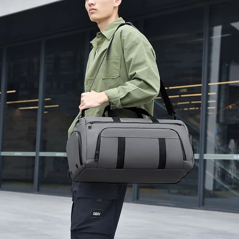 Travel Duffel Bag Outdoor Camping Hiking Swimming Bags with Shoes Pack Sports Gym Fitness Yoga Wet Dry Handbag Luggage Satchel 250605