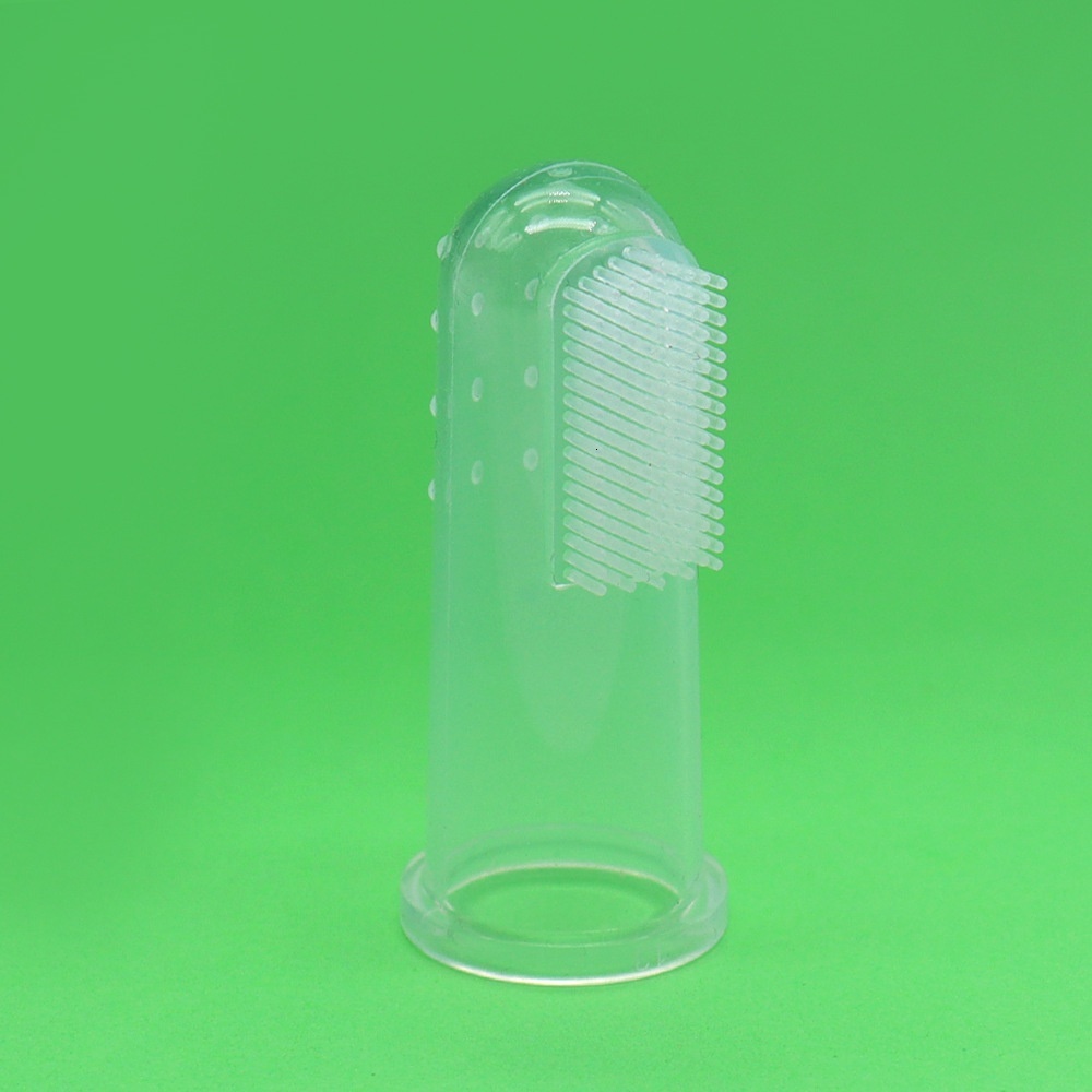 Pet Silicone Finger Sleeve Brush Teeth Cat Oral Cleaning Dog Toothbrush Mouthwash