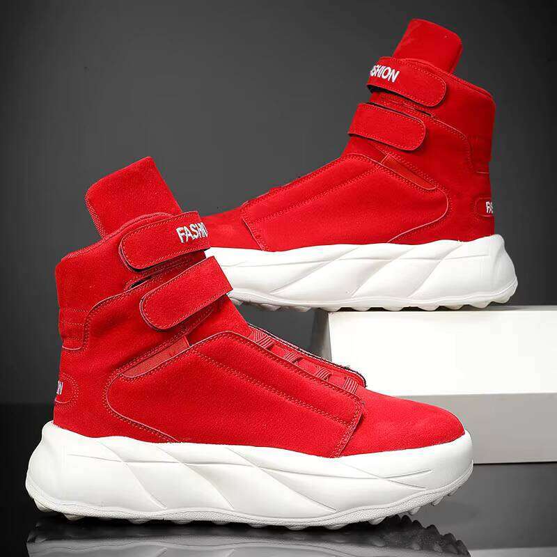 Hot Selling Men Casual Fashion High Top Sneakers Comfortable Walking Cushioned Sports Shoes