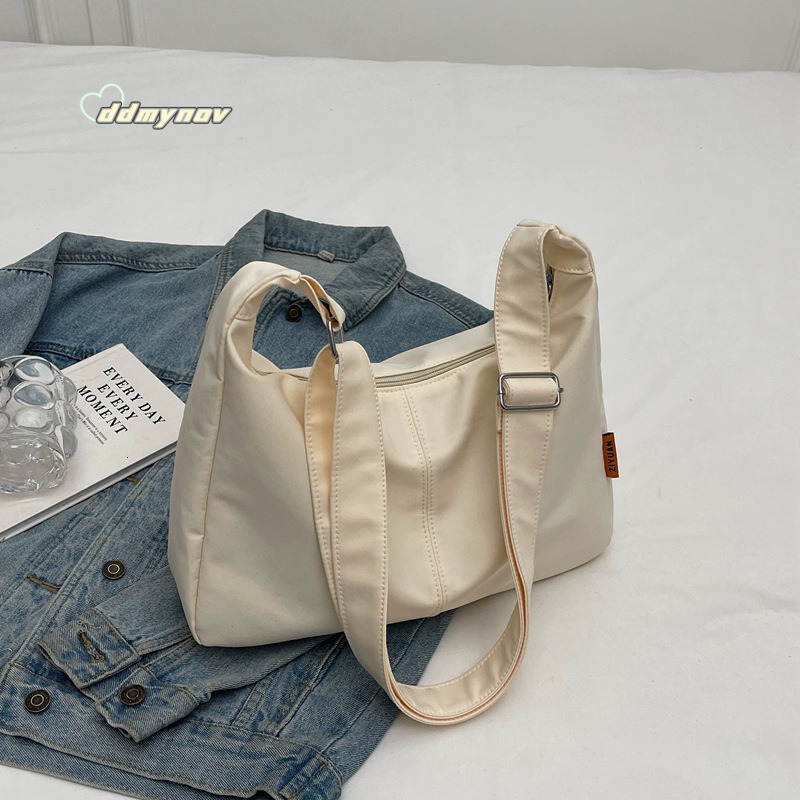 Women's Spring Summer New Crossbody Versatile Simple Shoulder Bag Korean Style College Student Commuter Backpack ddmynov