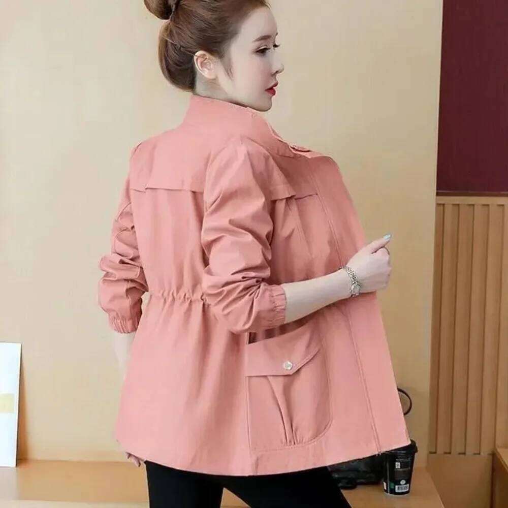 Spring Autumn Female Coat Blouson Women's Windbreaker Jackets 2025 Trend Demi-Season Great Korean Style Youthful Sale Fashion