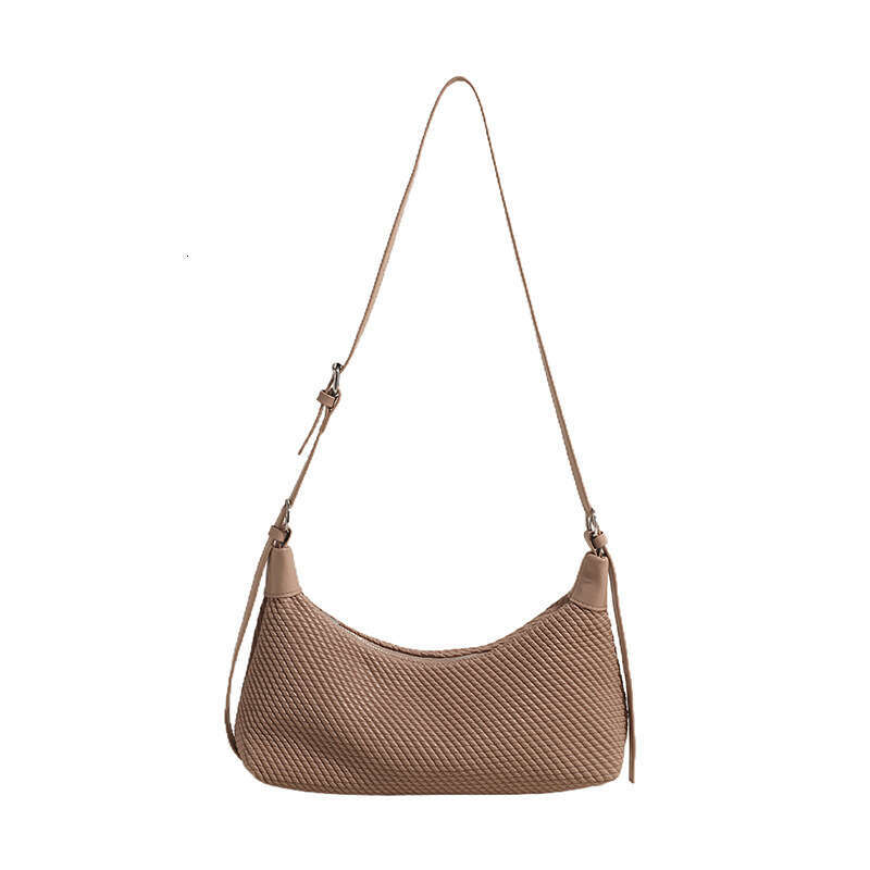 High-Quality Texture Underarm for Women 2024 New Trendy Fashion Casual Pleated Handbag Shoulder Crossbody Bag GUHUISHU