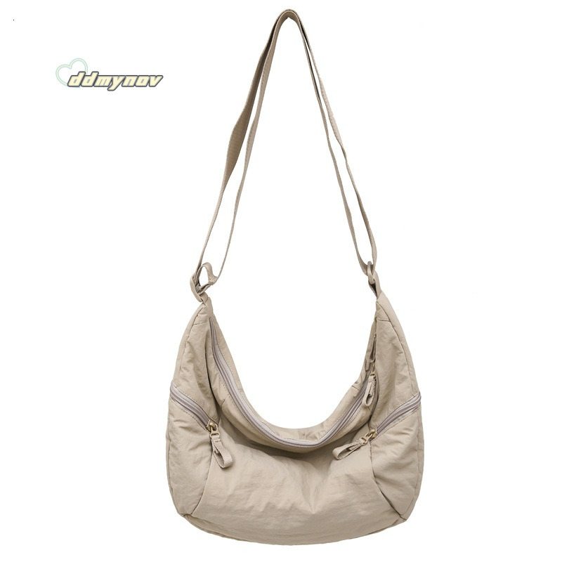 Upgraded Lujia Same Style Croissant Single Shoulder Large Capacity Multifunctional Bag High-end Crossbody Backpack for Women ddmynov