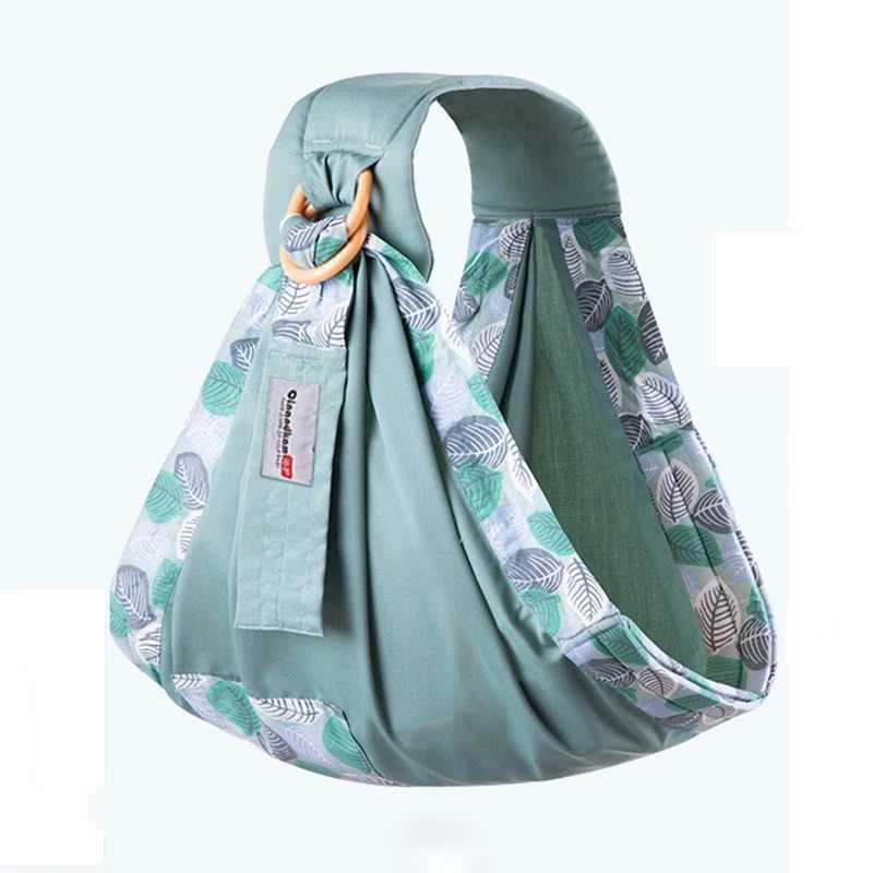 Baby Wrap Newborn Sling Dual Use Infant Nursing Cover Carrier Mesh Fabric Breastfeeding Carriers Up To 130 Lbs (0-36M) y250610U5V4