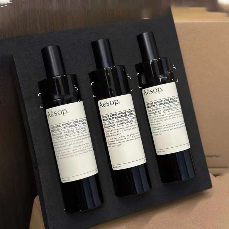 Aesop Cythera Olous Istros 100ml Fragrance Furniture Series Spray Three-piece Vanilla Plant Set Box Long-lasting Fragrance Indoors