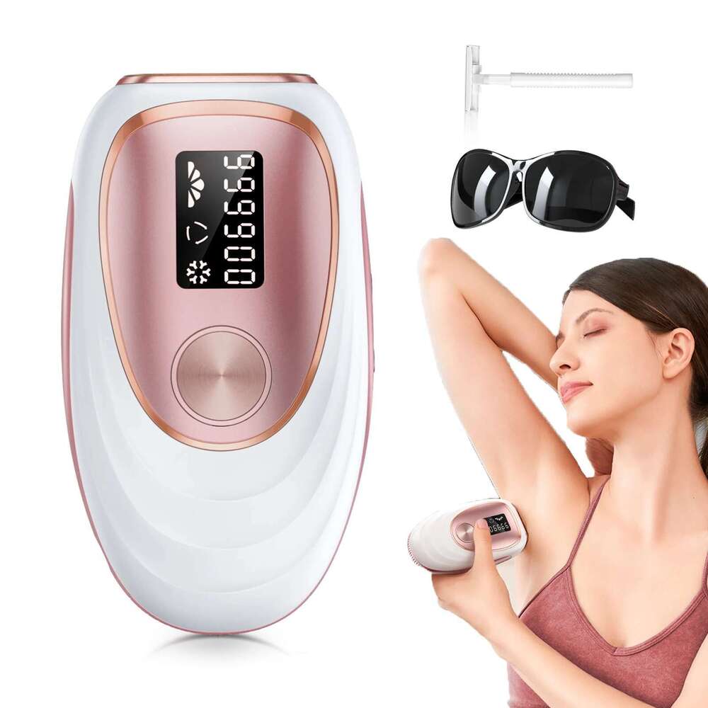 Laser Removal 999900 Flashes IPL ICE Cold Epilator Painless Permanent Hair Remove Armpits Arms LegsBikini Trimmer