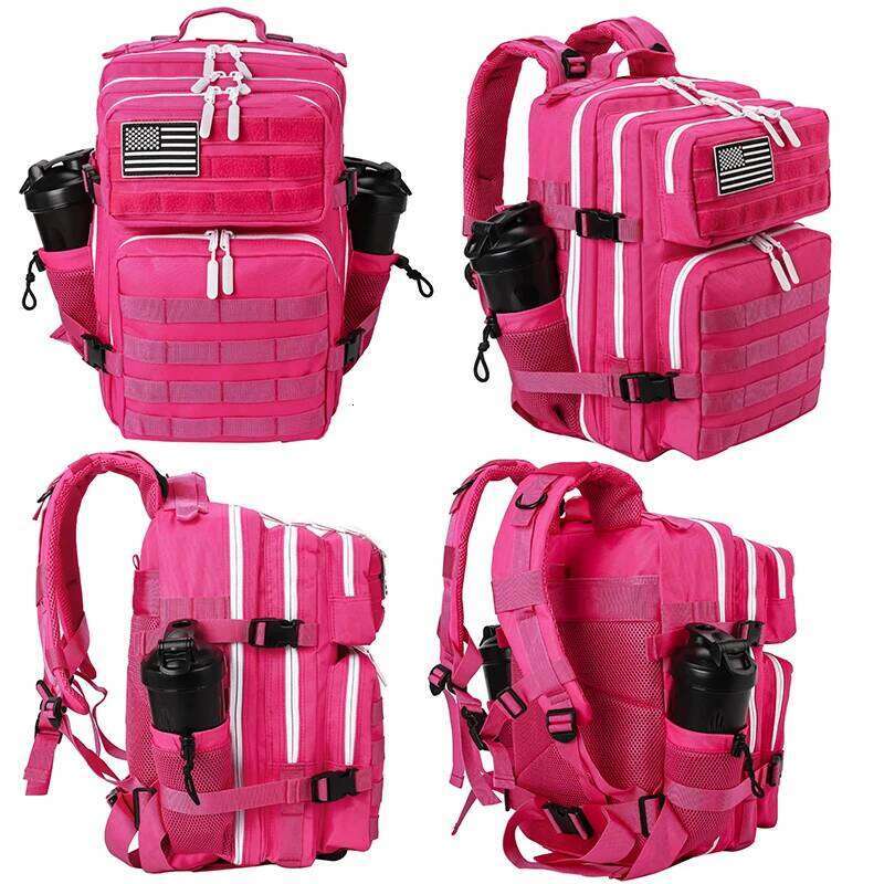 25L Tactical Backpack For Women Fiess Athlete Gym Bag Waterproof Outdoor Sports Travel Hiking Rucksack With Bottle Holder