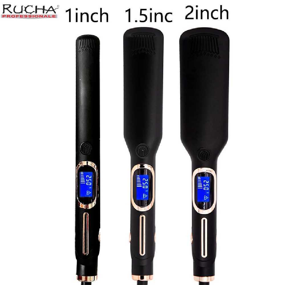 Hair Straightener 480F High Temperature Professional Wide Plates Irons MCH Hard Anodized Plate Treatment Hair Flat Iron W250610